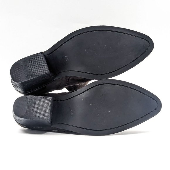 Jeffrey Campbell Cromwell Women Green Suede Western Low ankle boots size 7.5 - Picture 3 of 12